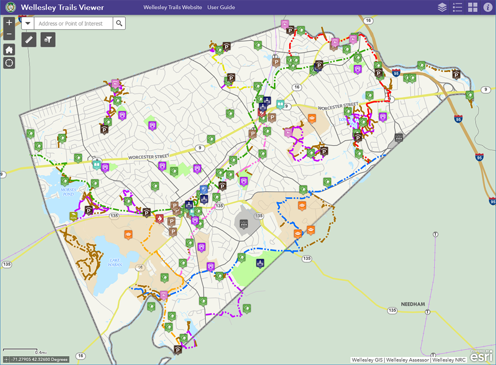 MapWellesley Trails Viewer
