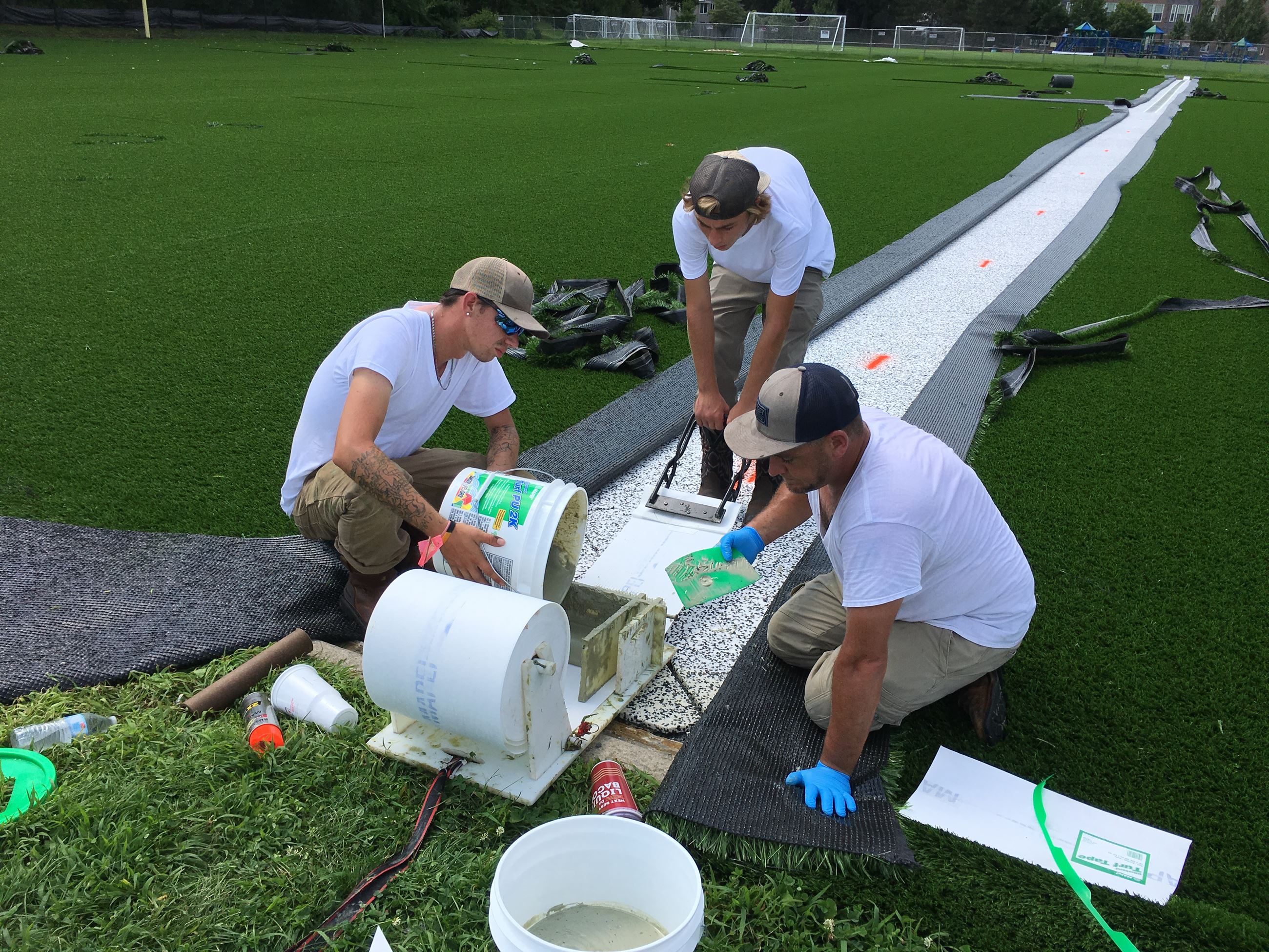 Preparing the Tape for Glue (figure 9)