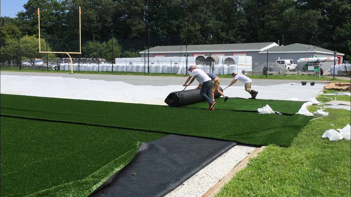 Synthetic Grass Carpet Rollout (figure 8)