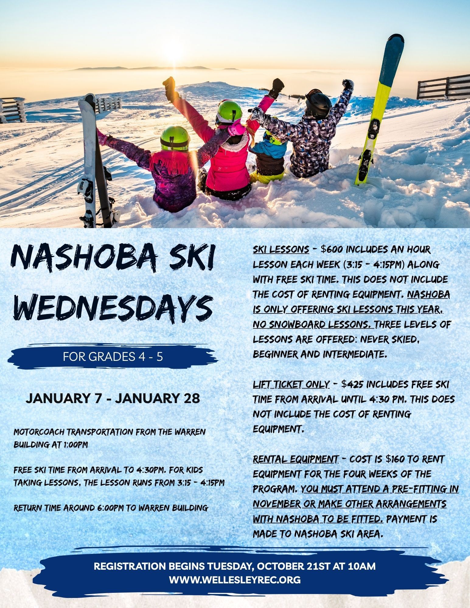 Nashoba ski wednesdays