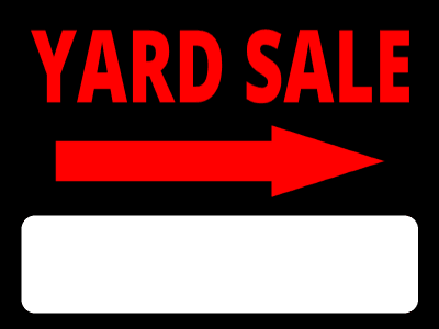 Yard Sale Sign