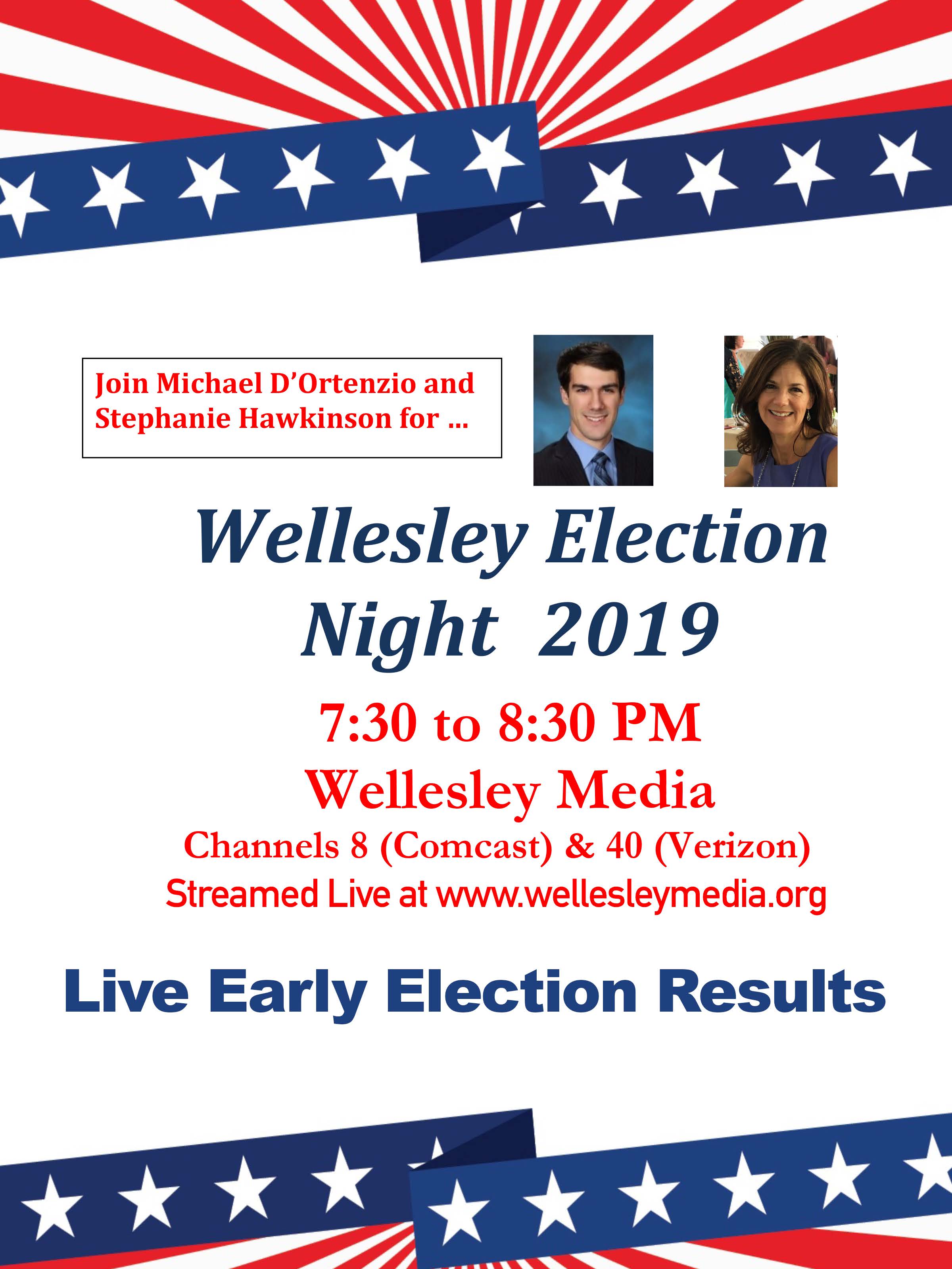 Election Night Flyer for March 5, 2019