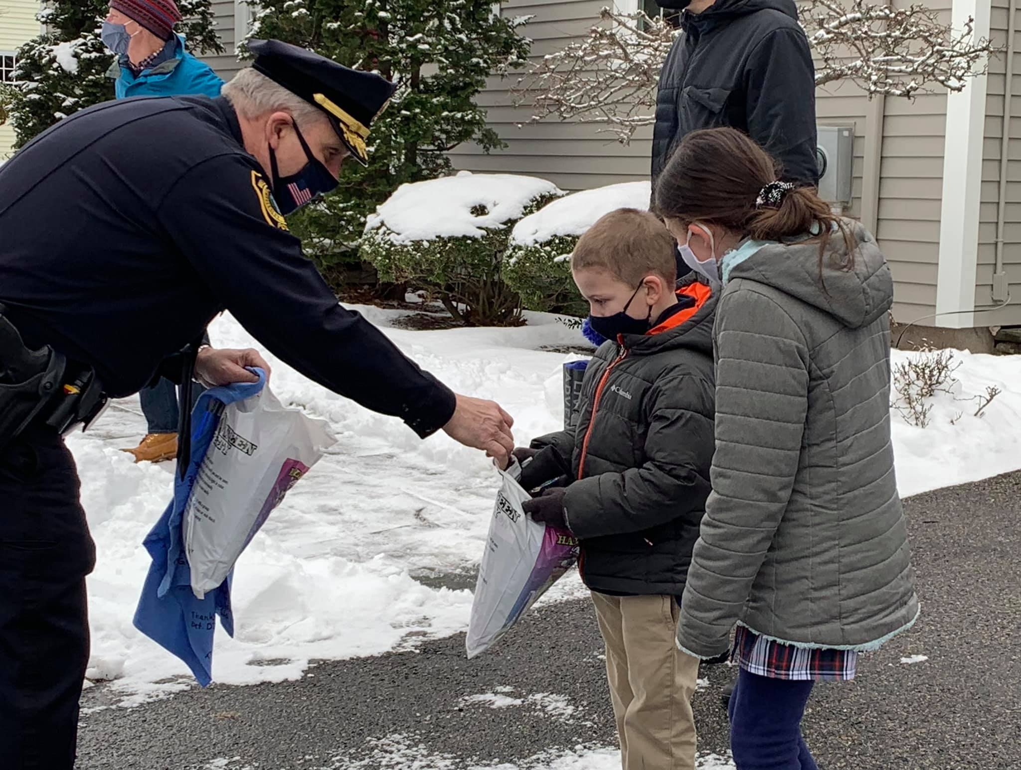 Chief Pilecki thanks 6 year old Jasper for sending a very nice card.