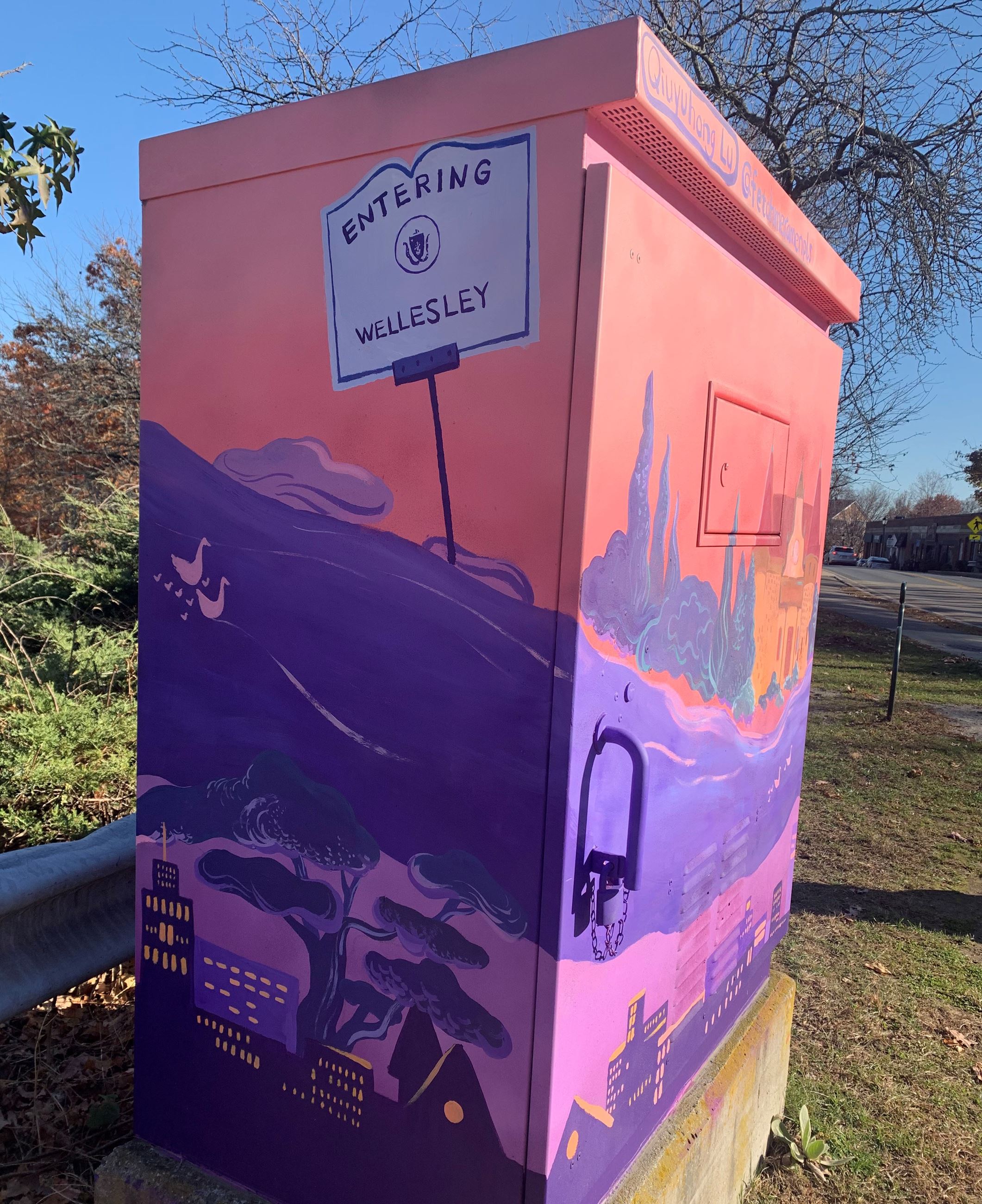 Electrical art.Linden