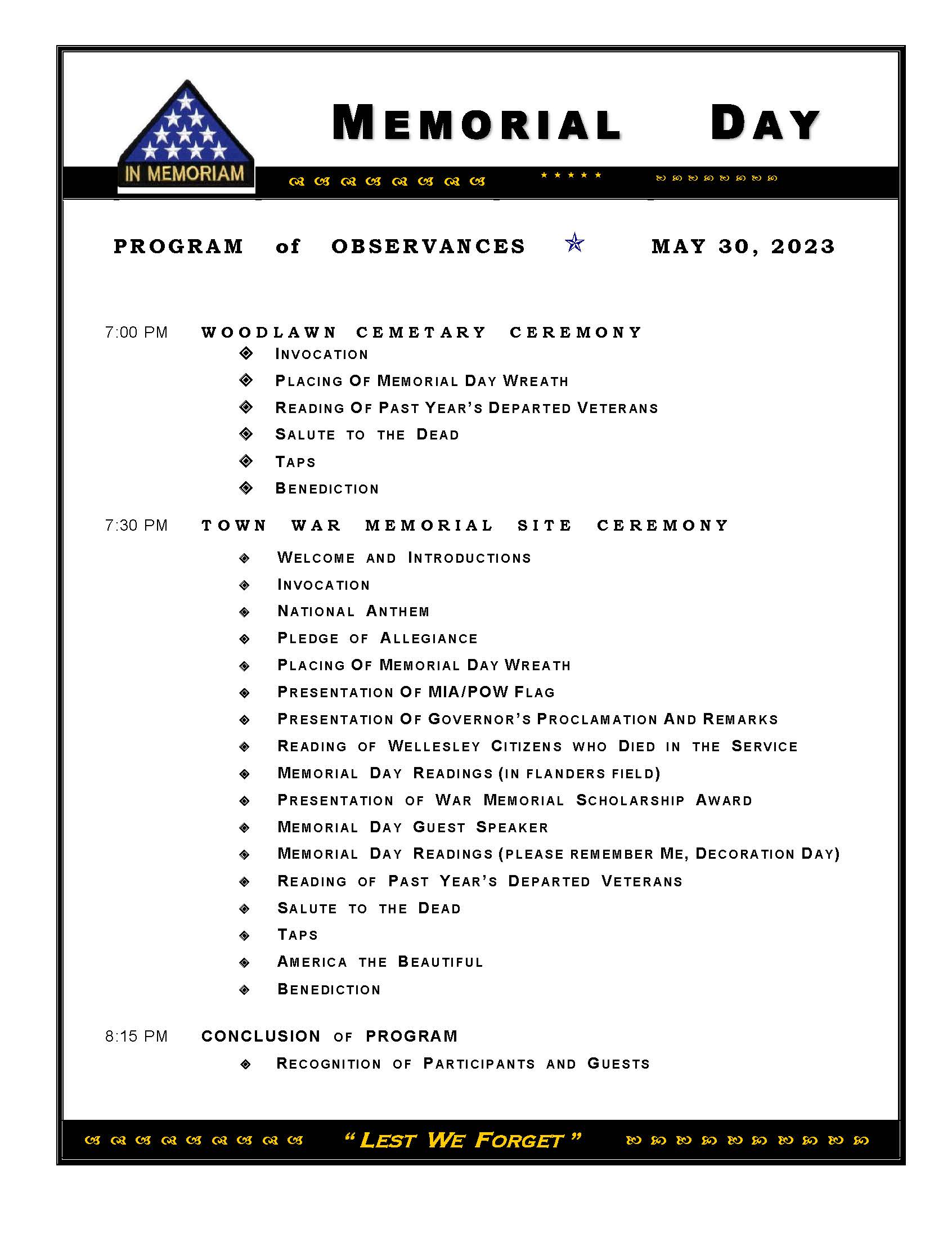 Memorial Day Ceremony. 5.30.23 program_FINAL