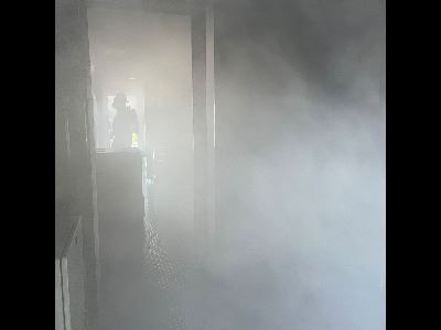 Burn simulator interior