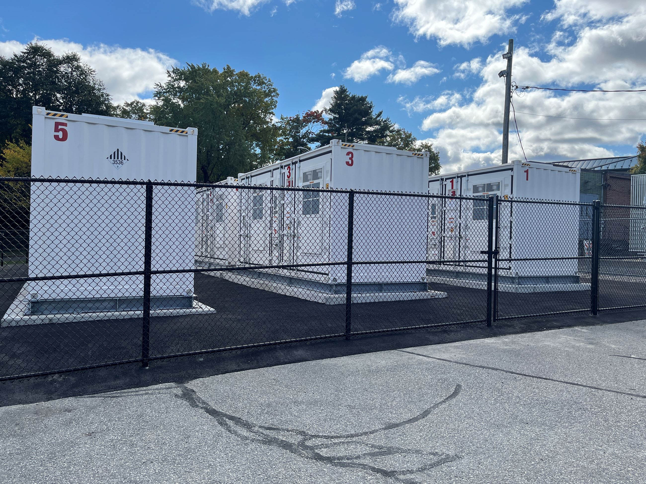 Battery Energy Storage System side view